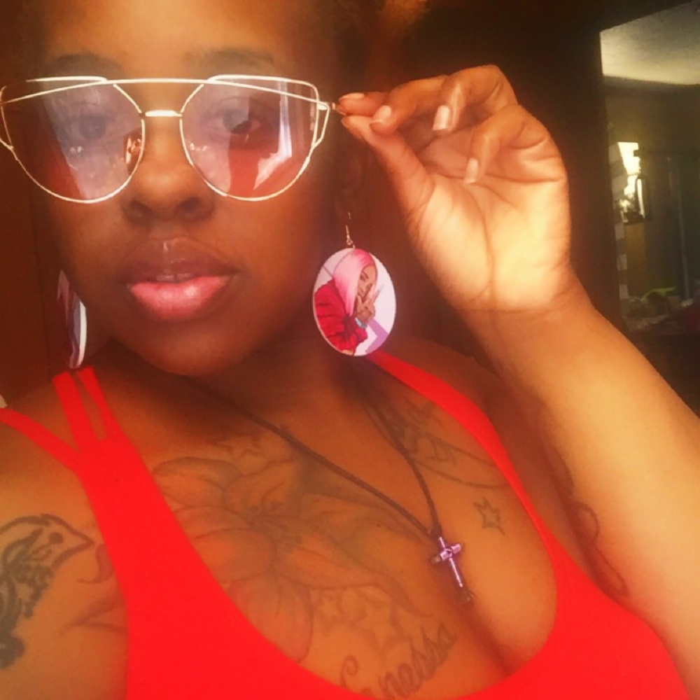 Gold and Pink Sunglasses